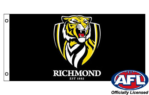 Richmond Tigers flag 900 x 1800 | Richmond Tigers flagpole flag