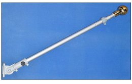 1.8mt adjustable home flagpole includes wall mounting bracket