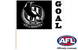 Collingwood Magpies goal flag 600 x 900 | Collingwood footy flag
