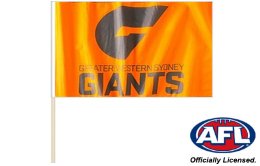 GWS Giants goal flag 600 x 900 | GWS Giants footy flag
