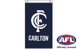 Carlton Blues wall flag 900 x 1500 | Carlton Blues cape flag