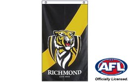 Richmond Tigers wall flag 900 x 1500 | Richmond Tigers cape flag
