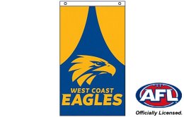 West Coast Eagles wall flag 900 x 1500 | WC Eagles cape flag