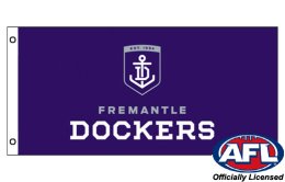 Fremantle Dockers flag 900 x 1800 | Fremantle FC flagpole flag
