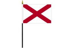 Alabama flag 100 x 150 | Mini State flag of Alabama
