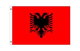Albania flag 600 x 900 | Medium Albania flagpole flag
