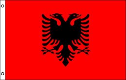 Albania flag 900 x 1500 | Albania flagpole flag