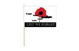 ANZAC Lest We Forget Air Force flag 150mm x 230mm