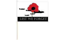 ANZAC Lest We Forget Air Force flag 300mm x 450mm