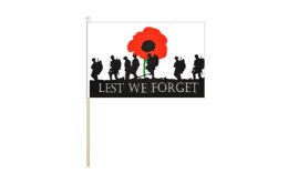 ANZAC Lest We Forget Army flag 150mm x 230mm