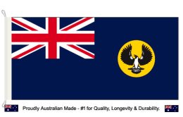 SA flag 900 x 1800 | Aus. made South Australia flagpole flag