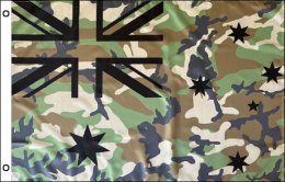 Australia Camo flag 900 x 1500 | Large ACM flagpole flag