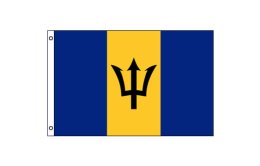 Barbados flag 600 x 900 | Medium Barbados flagpole flag