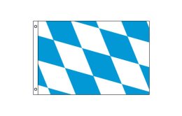 Bavaria flag 600 x 900 | Medium Bavaria flagpole flag