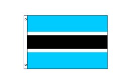 Botswana flag 600 x 900 | Medium Botswana flagpole flag