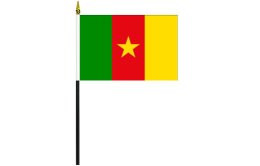Cameroon flag 100 x 150 | Cameroon desk flag