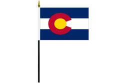 Colorado flag 100 x 150 | Mini State flag of Colorado