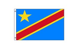 Democratic Republic Congo flag 600 x 900 | DRC flagpole flag