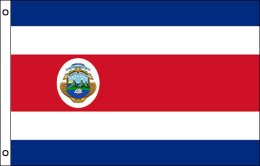 Costa Rica flag 900 x 1500 | Large Costa Rica flagpole flag