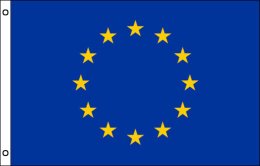 Europe flag 900 x 1500 | Large European Union flagpole flag