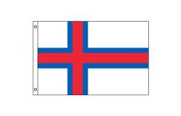 Faroe Islands flag 600 x 900 | Medium Faroe Isl flagpole flag