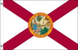 Florida flag 900 x 1500 | Large State flag of Florida