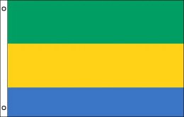 Gabon flag 900 x 1500 | Large Gabon flagpole flag