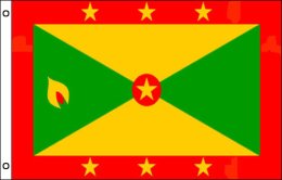 Grenada flag 900 x 1500 | Large Grenada flagpole flag