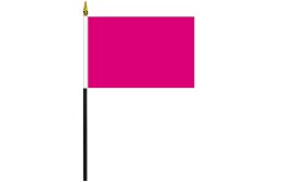Hot Pink flag 100 x 150mm | Plain cerise flag