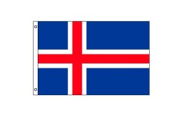 Iceland flag 600 x 900 | Medium Iceland flagpole flag