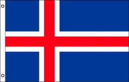 Iceland flag 900 x 1500 | Large Iceland flagpole flag