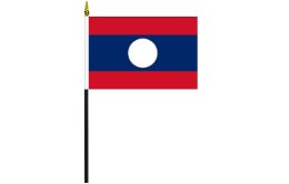 Laos flag 100 x 150 | Laos desk flag