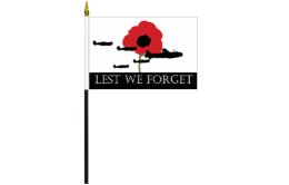 ANZAC Lest We Forget desk flag - Air Force