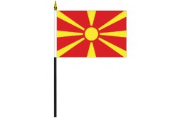 Macedonia flag 100 x 150 | Macedonia desk flag