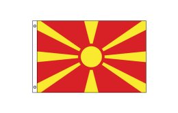 Macedonia flag 600 x 900 | Medium Macedonia flagpole flag