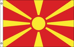Macedonia flag 900 x 1500 | Large Macedonia flagpole flag