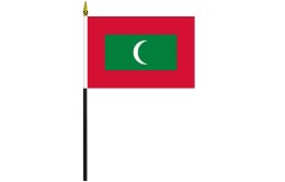 Maldives flag 100 x 150 | Maldives desk flag