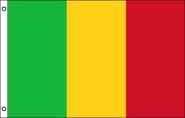 Mali flag 900 x 1500 | Large Mali flagpole flag