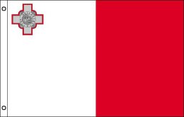 Malta flag 900 x 1500 | Large Maltese flagpole flag