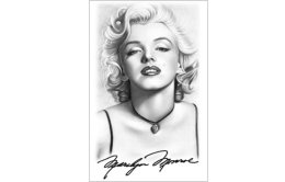 Marilyn Monroe fan mancave wall hanging 1500 x 900 Marilyn flag