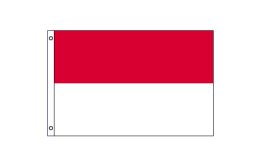 Monaco flag 600 x 900 | Medium Monaco flagpole flag
