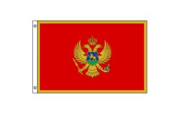Montenegro flag 600 x 900 | Medium Montenegro flagpole flag