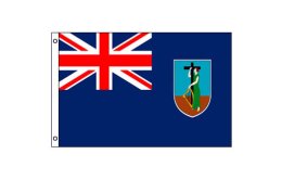 Montserrat flag 600 x 900 | Medium Montserrat flagpole flag