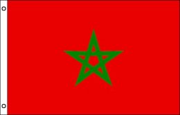 Morocco flag 900 x 1500 | Large Morocco flagpole flag