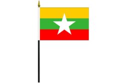 Myanmar flag 100 x 150 | Myanmar desk flag