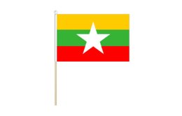 Myanmar flag 150 x 230 | Myanmar table flag