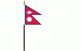 Nepal flag 100 x 150 | Nepal desk flag