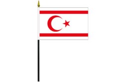 Northern Cyprus flag 100 x 150 | Northern Cyprus desk fl
