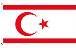 Northern Cyprus flag 900 x 1500 | Large Northern Cyprus flag
