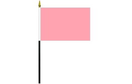 Pink flag 100 x 150mm | Plain Pink flag